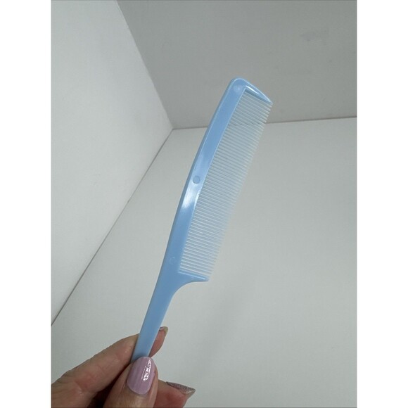 GOODY 1980s Vintage Pale Blue Comb Rat Tail Teasing Hair Retro 8" - Picture 3 of 5